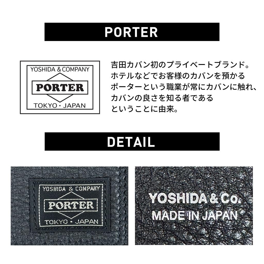 Porter Calm Wallet Tri-fold Wallet 041-03124 Black10