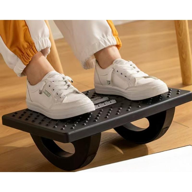 Under the Table Foot Pedal Anti-twisting Legs Half-circle 180 ° Rocking Relaxation Leisure Stirrups Office Foot Pedal