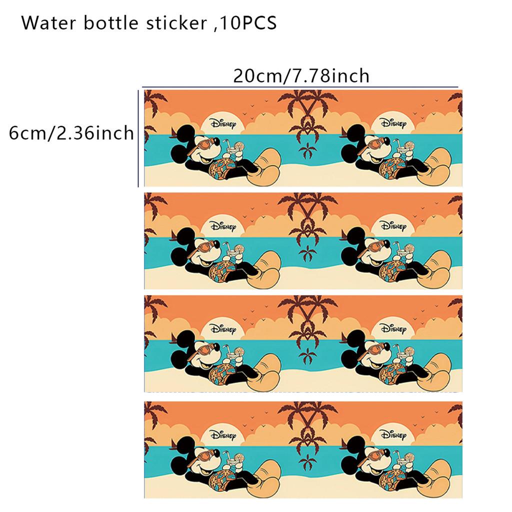 Frozen Cartoon Stitch Water Bottle Self Adhesive Sticker Birthday For
