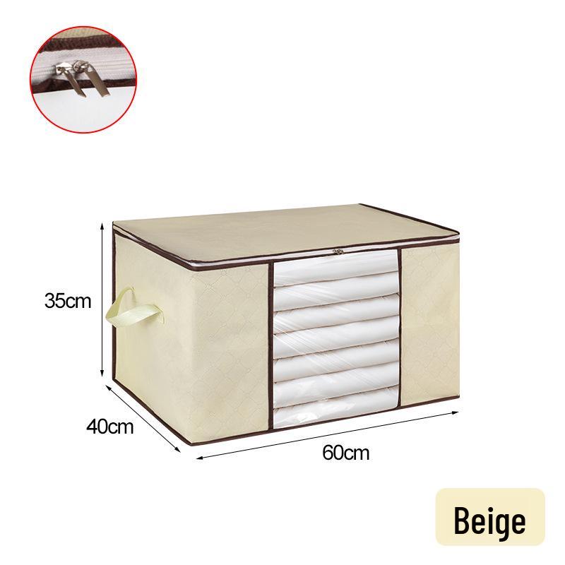 Thickened Cotton Quilt Bag: Durable, Dustproof, Large Capacity, Non-Woven Storage for Clothes