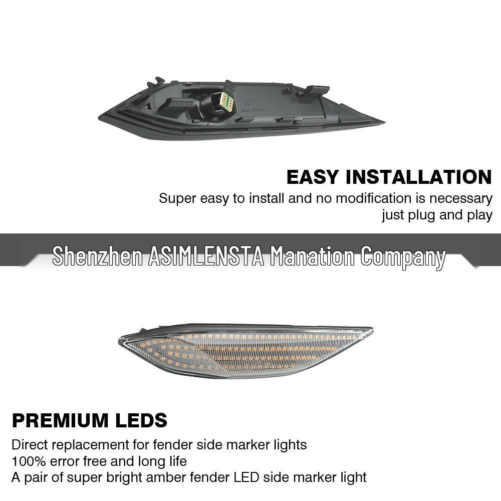 Porsche Cayenne 958 92A (2010-2014) Flowing Fender Turn Signal Light