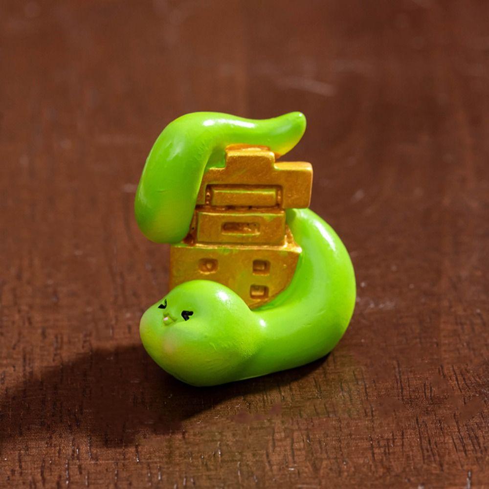 6PCS 2025 New Year Snake Miniatures Spring Festival Mini Snake Figures  Home Office