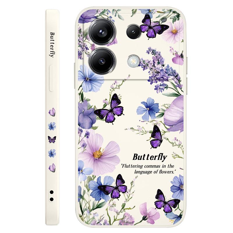 Butterfly Lovers Phone Case For Xiaomi Poco F7 X7 X6 F6 M6 M5 M5S F5 X5 F4 X4 M4 F3 M3 X3 Pro 4G 5G GT Silicone Cover