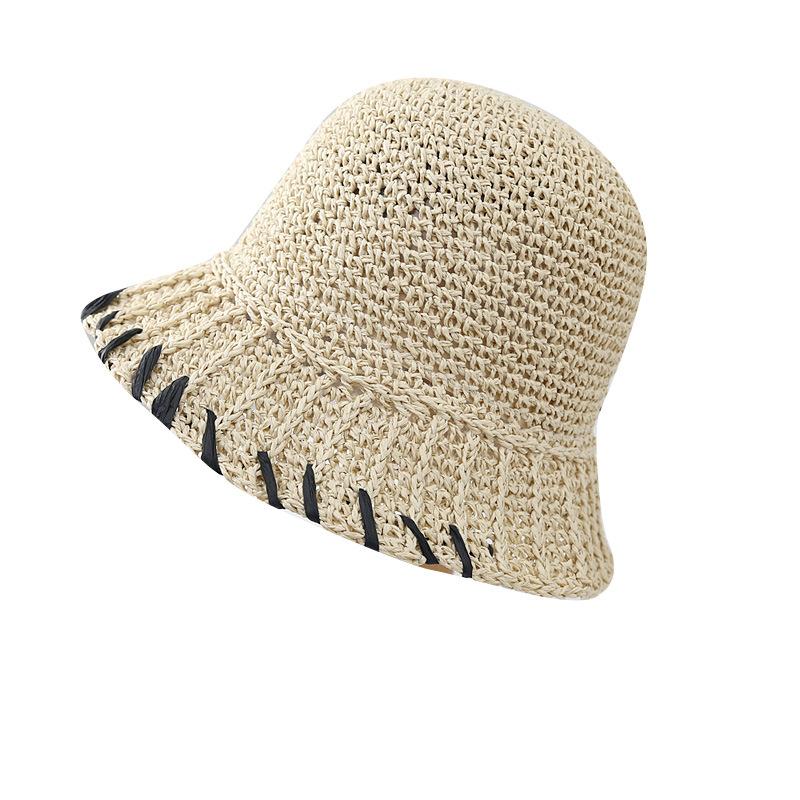 Spring and Summer Outdoor Breathable Travel Windproof Bucket Hat Solid Color Sunscreen Fisherman Hat Autumn Basin Hat