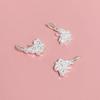 S999 Sterling Silver Butterfly Diamond Pendant Charm for DIY Crystal Bracelet & Necklace Beading.