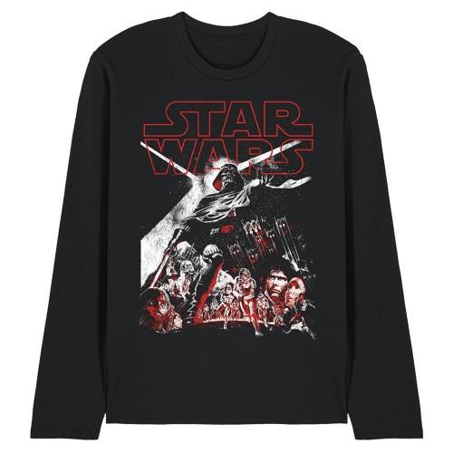 STAR WARS Unisex Adult Empire Darth Vader Long-Sleeved T-Shirt