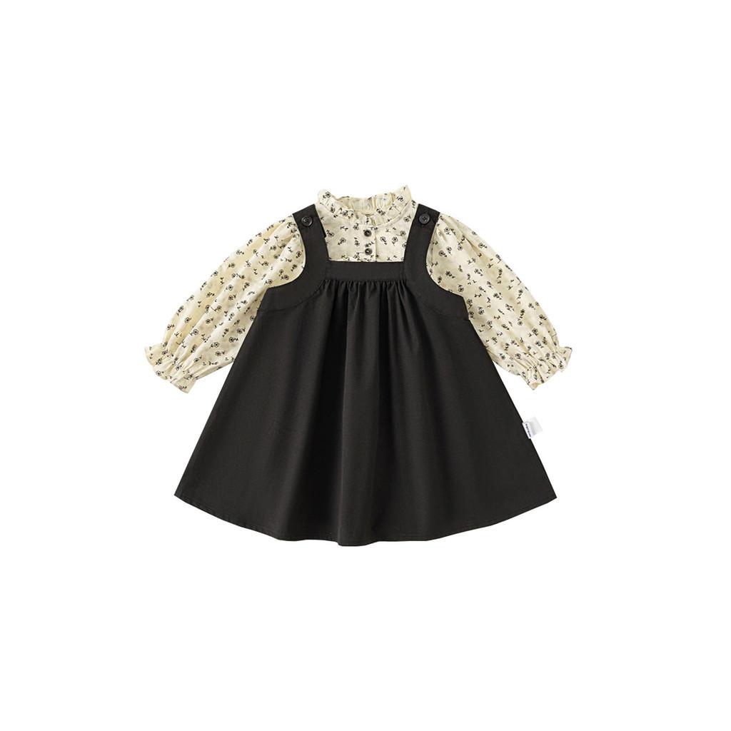 

Toddler Girl Girl Child Autumn Dress Two Piece Set With Soft Cotton Material For Ages 3-8 90CM