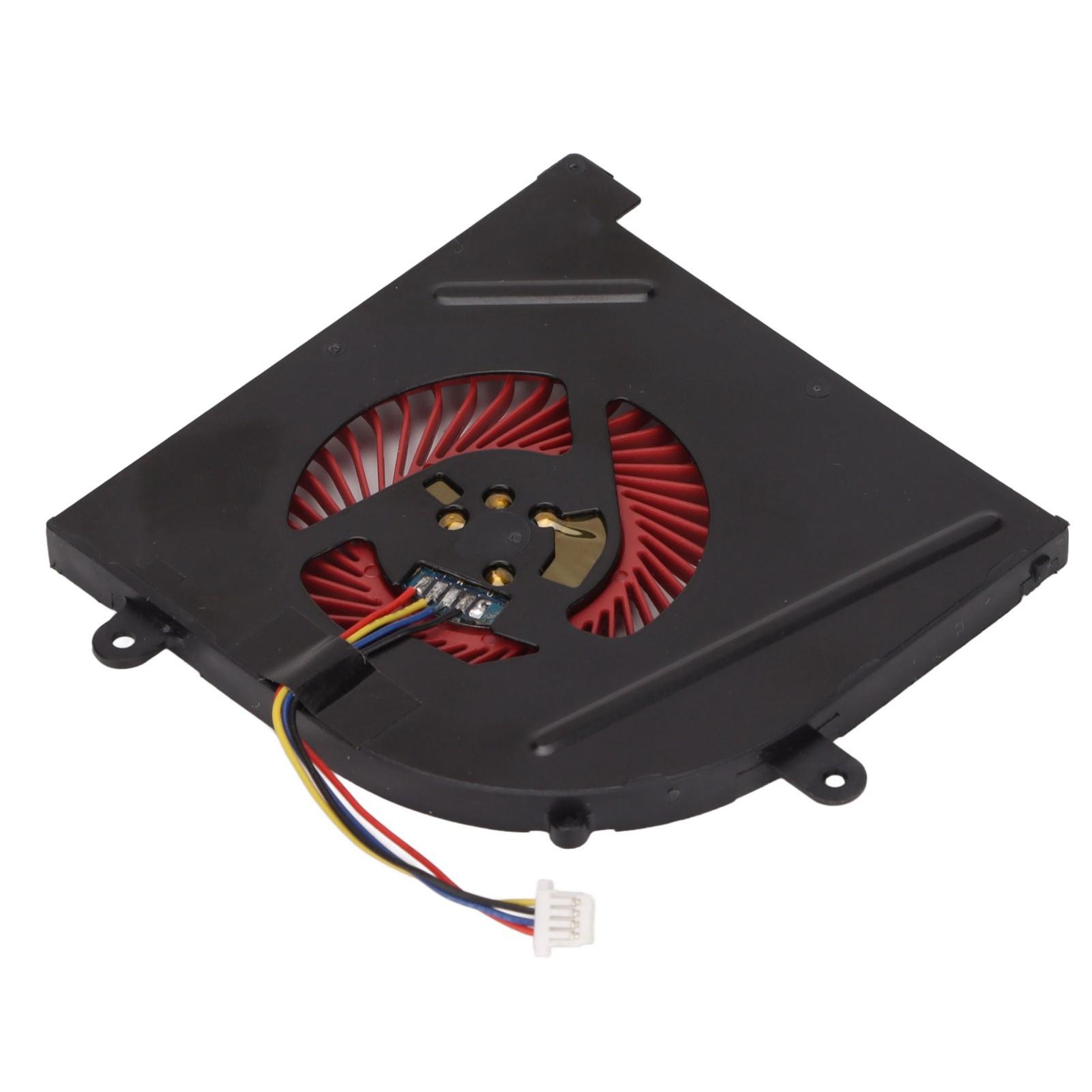 

Вентилятор охлаждения Алюминиевый сплав 4-контактный DC 5V Компьютерный вентилятор ЦП для MSI GS63VR для GS73VR для MS‑16K2 для