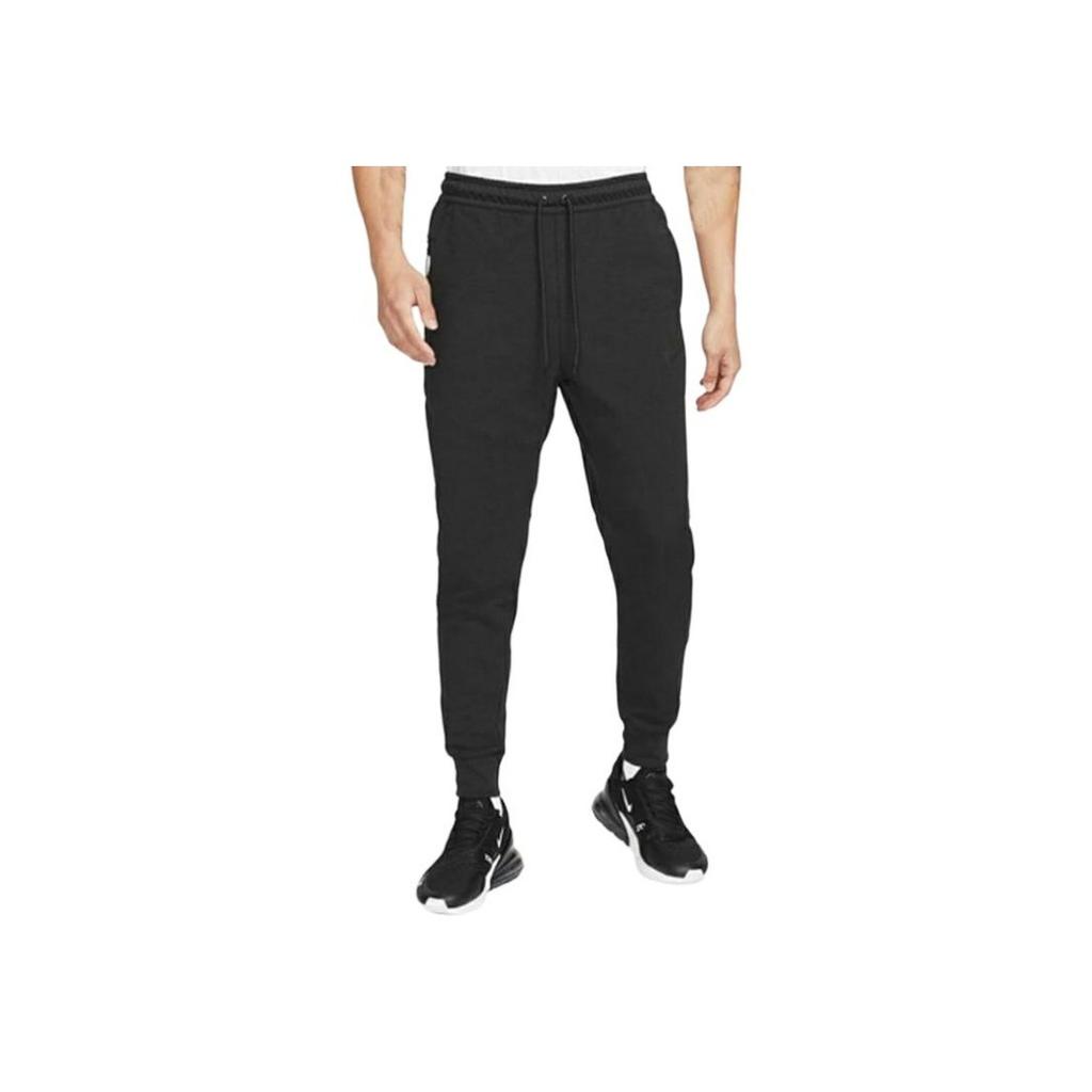 Nike Colorblock Logo Print Drawstring Sweatpants Men Bottoms Black DD5294-010