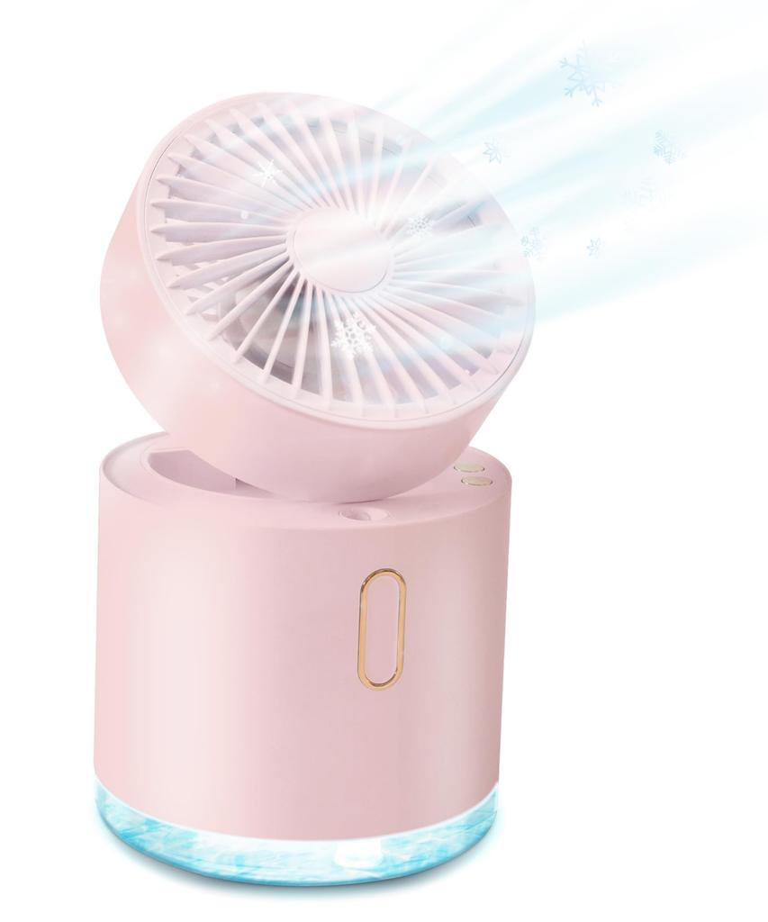 Foldable Portable Tabletop Air 5000mAh Large 30 Hours Quick Air Air Indirect Direction Automatic Disassemble and Mini Cool Water Energy Heat Stroke
