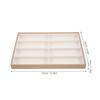 Sonnenbrillen-Organizer-Tablett Brillen-Aufbewahrungskoffer 13,78x9,45 Brillenständer Halter Schreibtisch Schmuck-Display-Organizer für Reisen Zuhause
