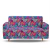 Red Colorful Non-Slip Elastic Sofa Cover, All-Inclusive Supply For All Seasons, 3D Digital Magic Cover