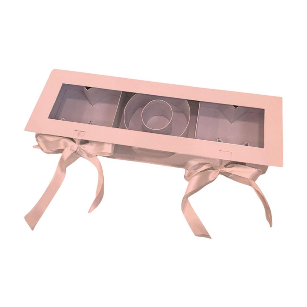 Mom Letter Shaped Empty Flower Gift Box Fashion Fillable Mom Flower Box for Celebrations DIY Present Decorations Mother Day