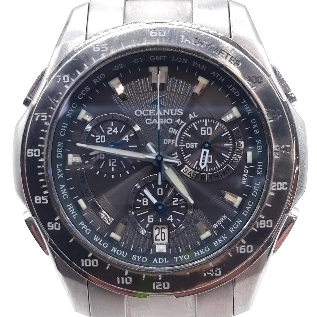 Used CASIO OCEANUS OCW-M800 Solar Radio-Controlled Watch