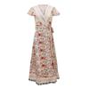 Fashionable Women's Leisure  Vacation Printed Dress Sexy Long Skirt For Women