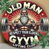 Vintage Metall Blechschild Retro Fitnessstudio Wandkunst 8x8 Zoll Aluminium Fitness Heimdekoration Garage Man Cave