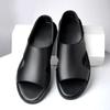 Fashion Genuine Leather Men's Sandal Beach 39 New Summer Low Price Big Size Fashion Non-slip 2025 Styles Cheap Liquidation Eva Male Shoe