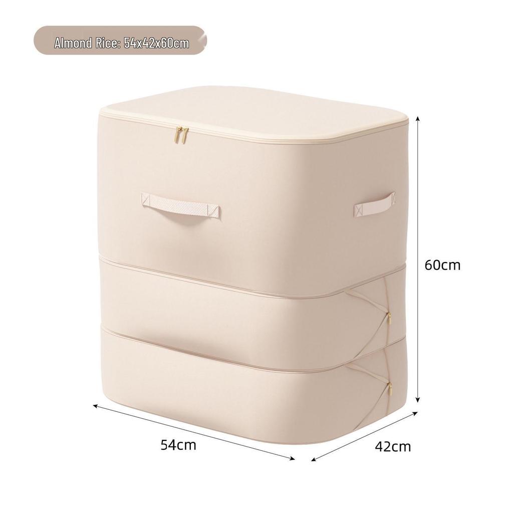 See-through Down Jacket Storage Bag: Large Capacity Vacuum-Pack for Travel & Moving