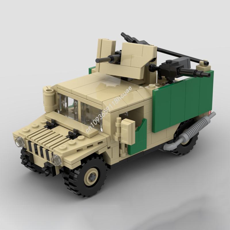 304 st MOC HMMWV Modifierad Vapenbil Byggklossar Lös problemet upp kreativitet tonåring Vuxen samlare Julleksak Present