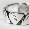 Men Ring Bright Luster Open Ended Personality All Match Jewelry Gift Geometric Rough Splicing