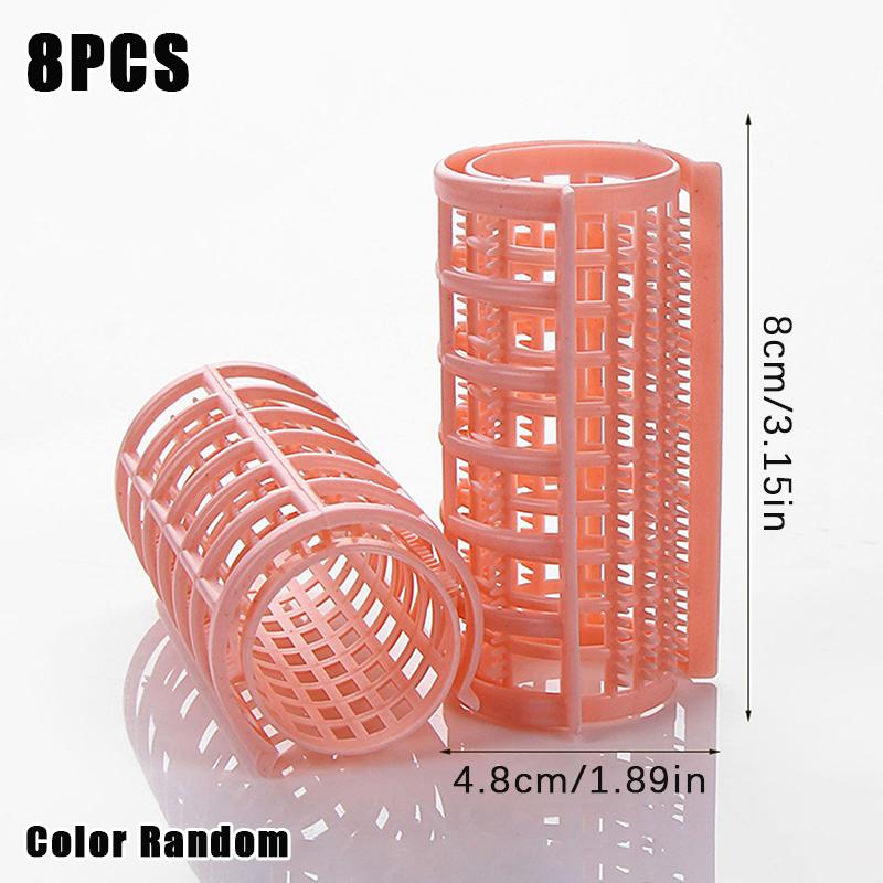 6-14Pcs/Set Heatless Hair Curler Rollers Lazy Curlers Bangs Curling Fluffy Styling Hair Accessories For Women Random Color