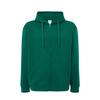 JHK Unisex Adult Plain Full Zip Hoodie