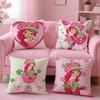 Hot SStrawberry Shortcakeiou Cushion Cover Comfortable Durable Pillow Cover MultiScene for Home Office Car Sofa