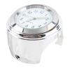 Motorcycle Mount Clock Round Watch Aluminum Luminous Universal for 7 8in‑1in Handlebar