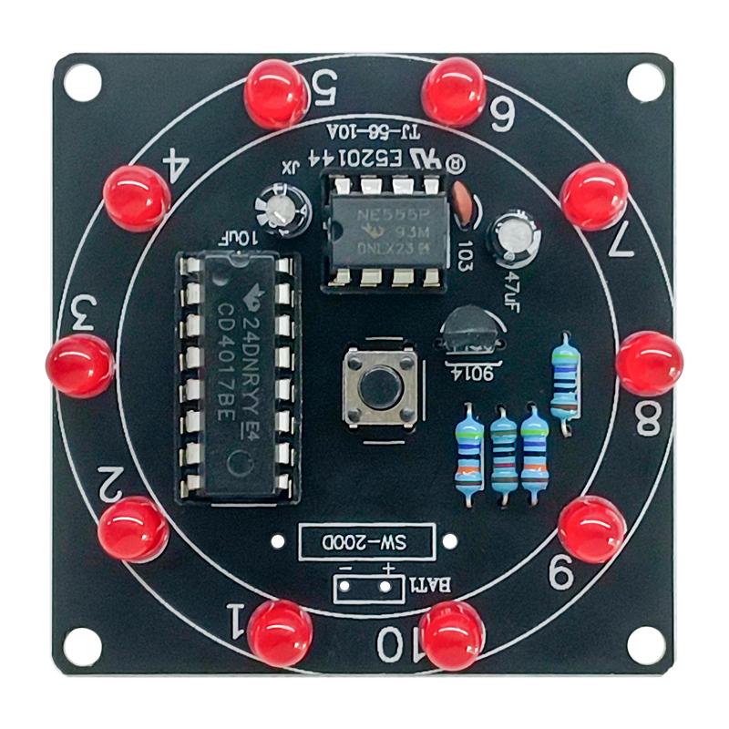 DIY Electronic Lottery Machine Kit: Fun Analog Turntable with Circuit Board Assembly for Practical Training