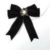 Classic Korean Butterfly Bow Tie With Lace Collared Accessory For Women