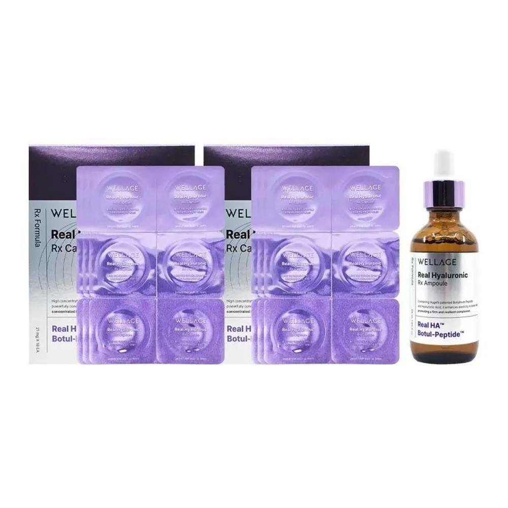 

WELLAGE Hyaluronic RX Freeze-Dried Capsules Season 4 36 Pack + 55ml Ampoule