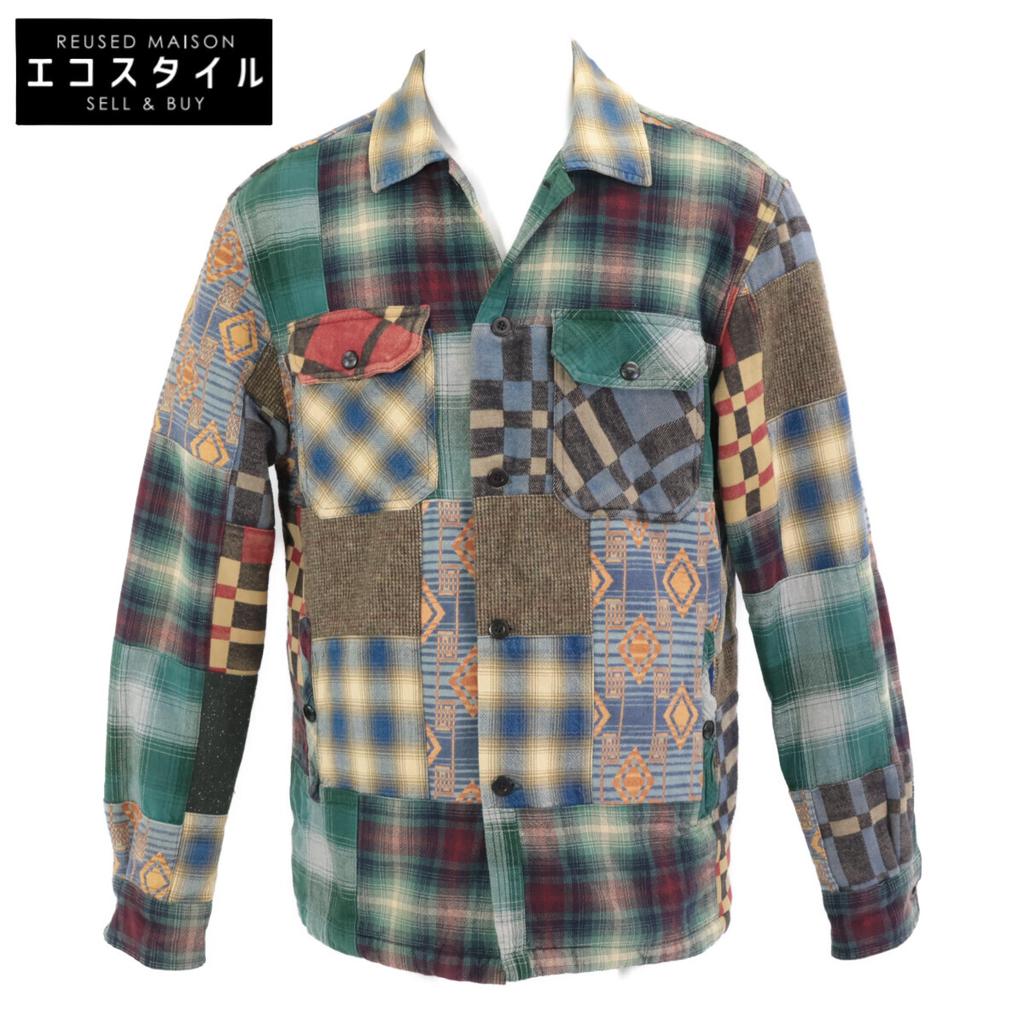 RRL Limited Edition Native American Patchwork Jacket multicolorUsed
