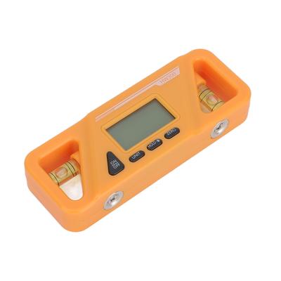 Digital Inclinometer Plastic ABS Magnetic Base Level Angle Measuring Gauge for Timber Processing Car Repair White