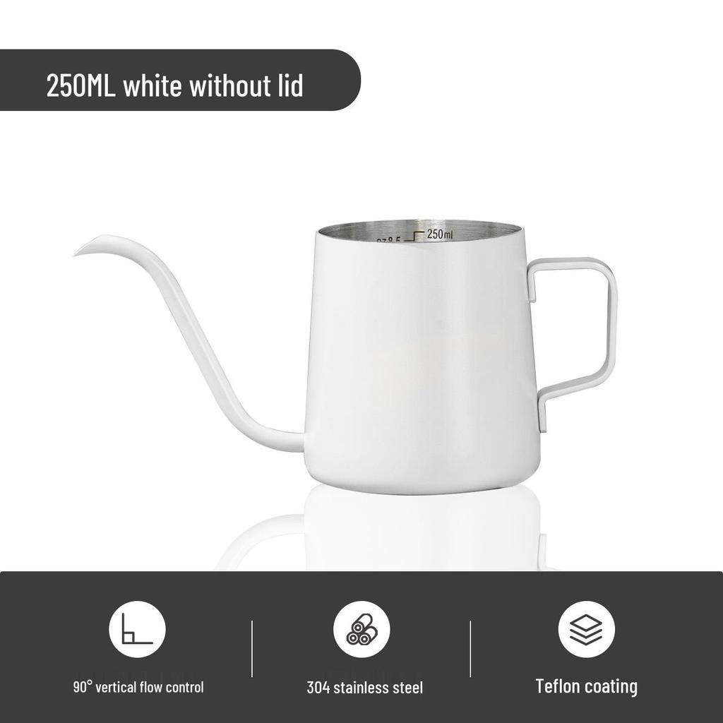 Σετ Καφέ Κανάτας Λαιμού Χήνας από Ανοξείδωτο Ατσάλι με Θερμόμετρο & Αντιθερμική Λαβή - Δωρεάν Αποστολή