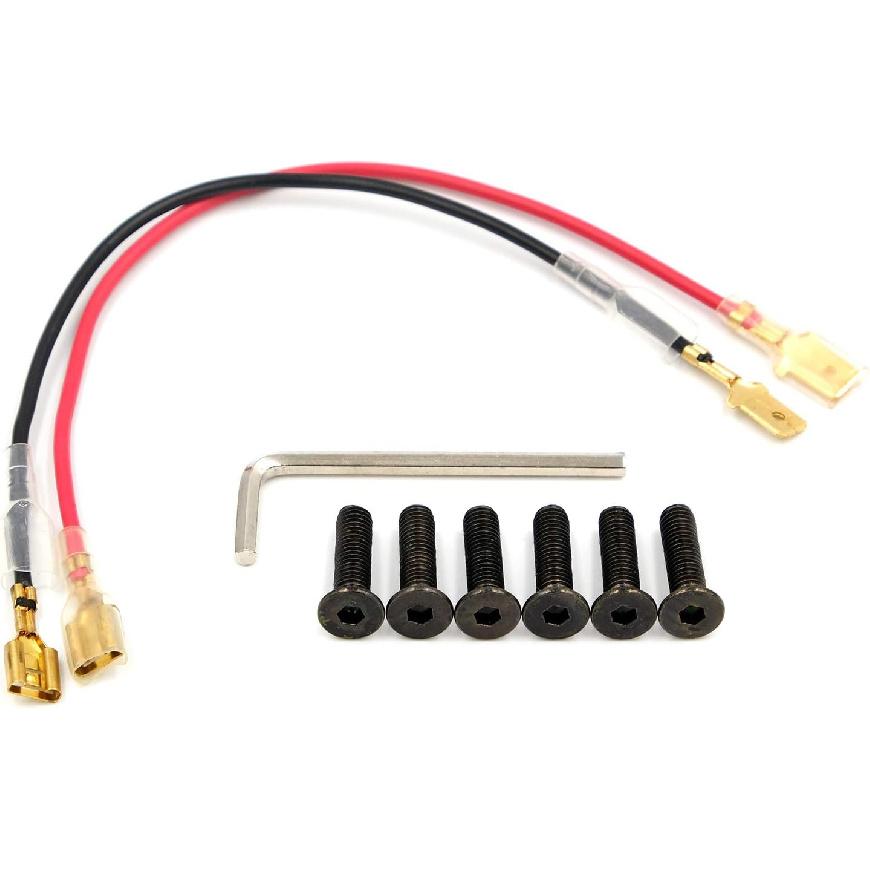 

1 Set Black Taper Steering Wheel Screw Bolts For Nardi Personal OMP For Momo (Black Flat)