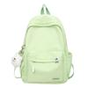 Schoolbag Female Students High School Students Solid Color Backpack