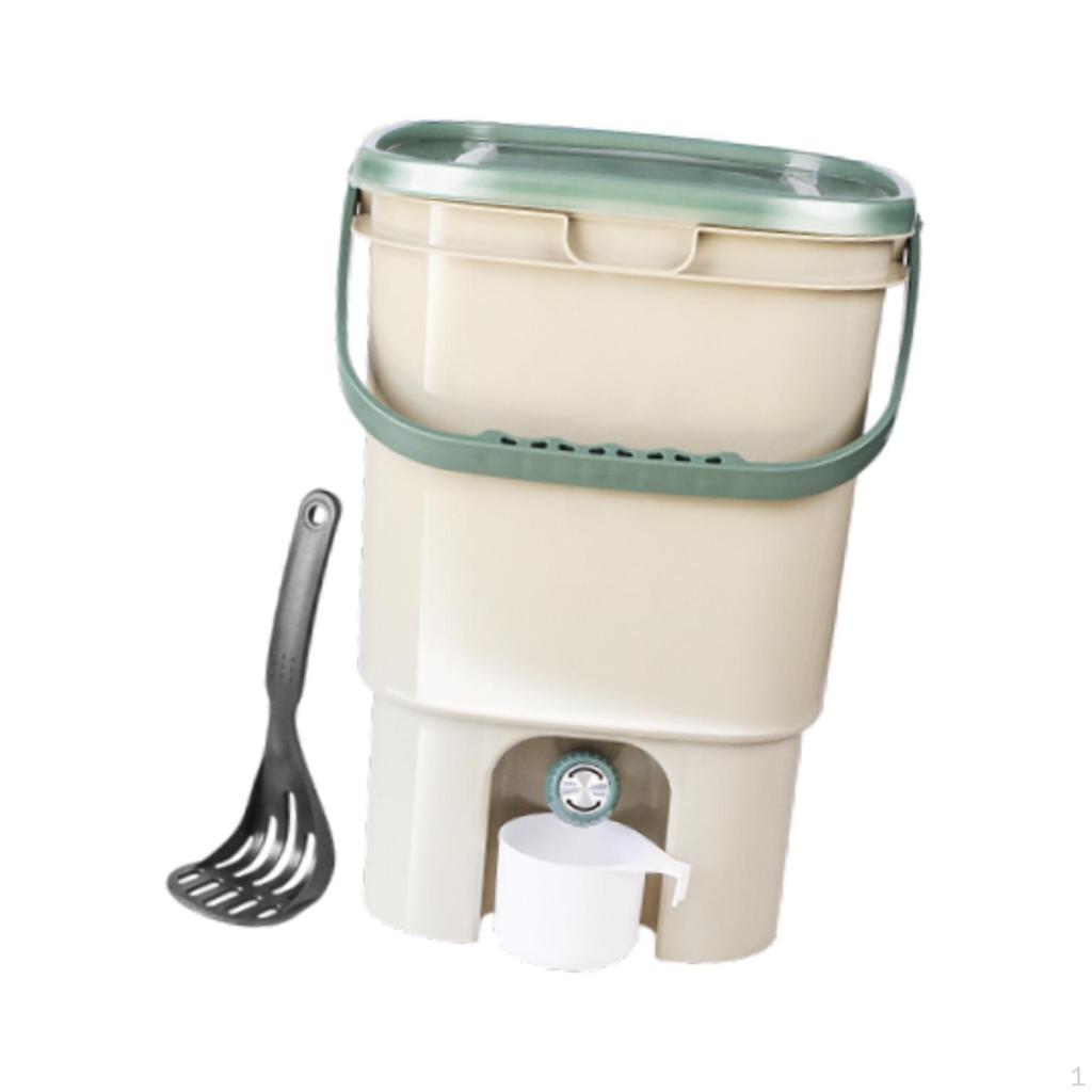21L Kitchen Bucket Portable Compost Savings Space