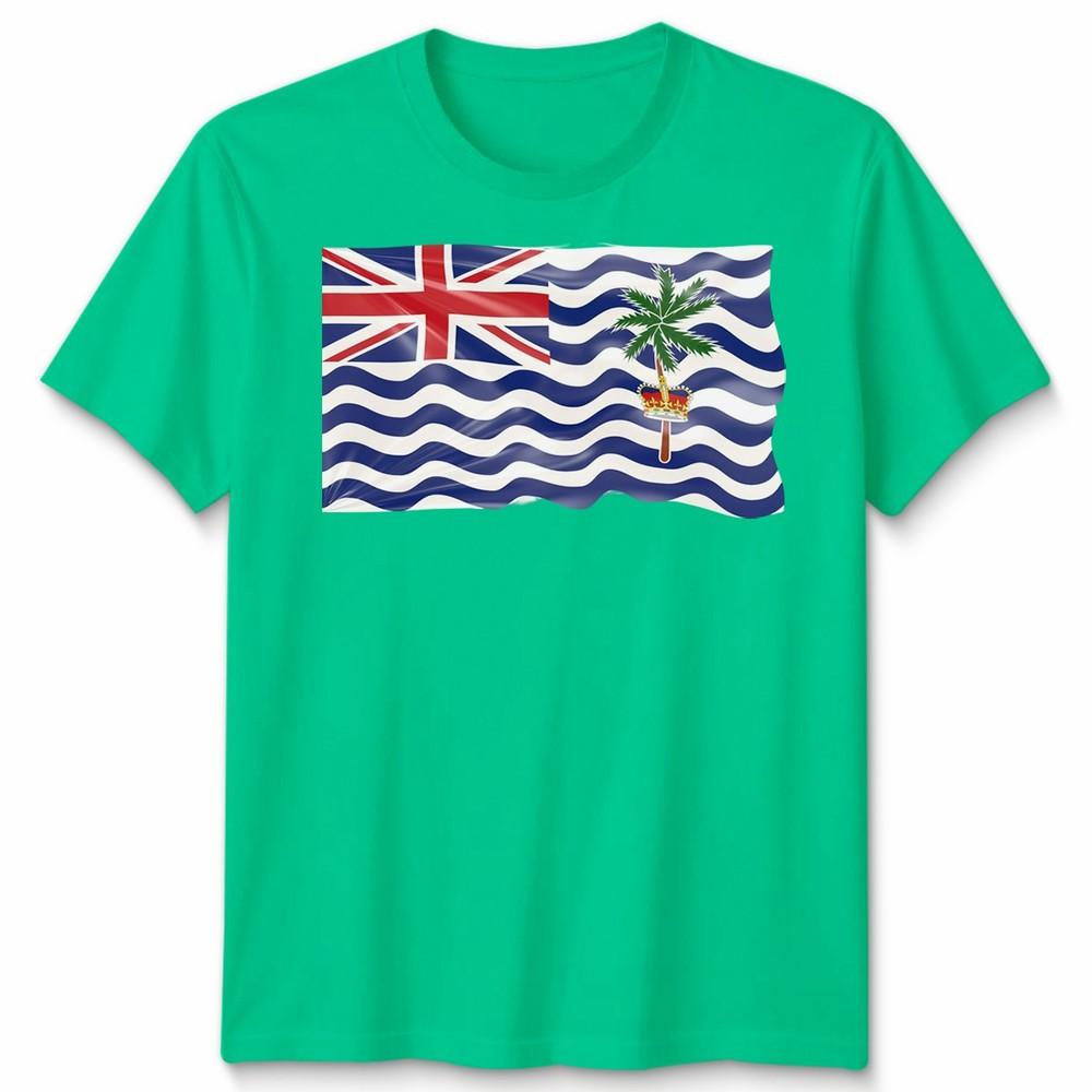 Islands Flag Unisex T Shirt British Indian Ocean Territory Graphic Tee S