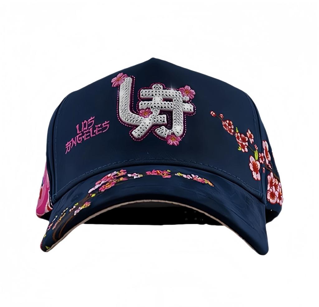 Wholesale Yo No Pesco Star Satin Lined Terry Dobby Embroidered Bling Sports Cap 5 Panel Rhinestone Brim Baseball Caps Barbas