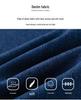 Women's High Waist Embroidered Jeans, 2025 Autumn/Winter, Loose Slim Fit Wide-Leg Straight Pants