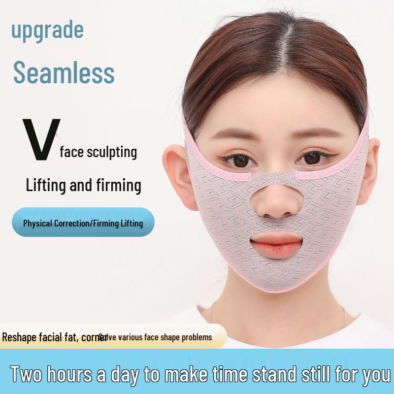 Spurloses Schönheits-Gesichtsstraffungsband – Elegante V-Gesichtsformung & Lifting-Maske zur Reduzierung von Doppelkinn & Nasolabialfalten