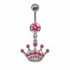 Cartoon Cute Hello Kitty Shiny Zircon Belly Button Ring For Women Sexy Body Jewelry Navel Piercing Beach Party Accessories Gift
