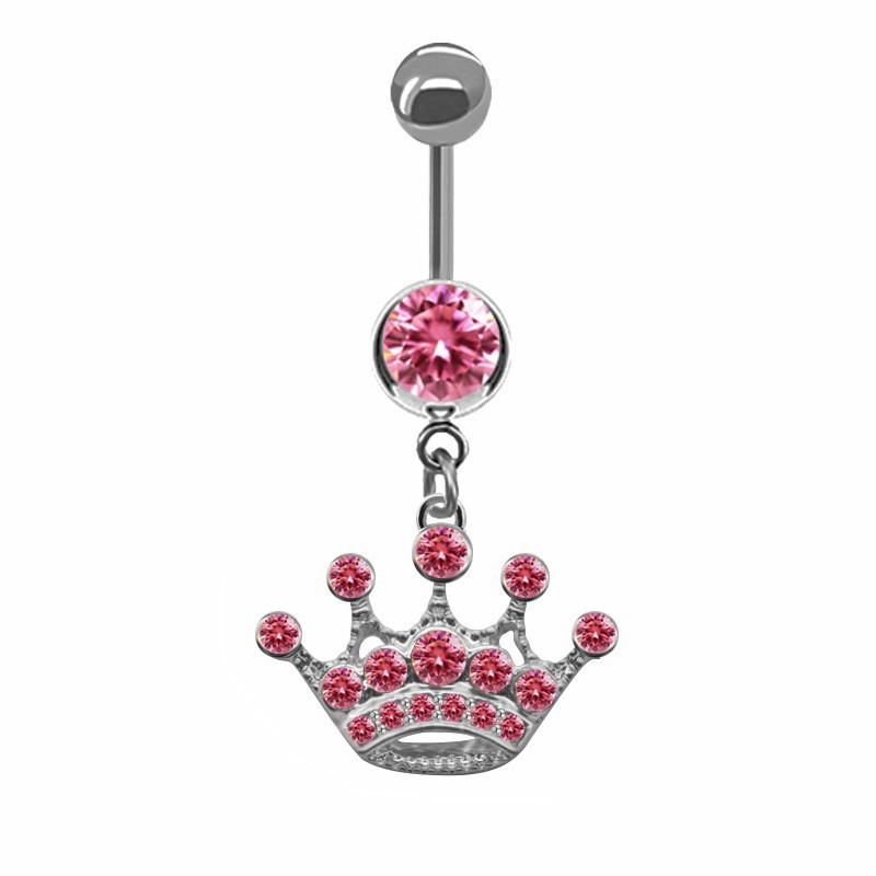 Cartoon Cute Hello Kitty Shiny Zircon Belly Button Ring For Women Sexy Body Jewelry Navel Piercing Beach Party Accessories Gift