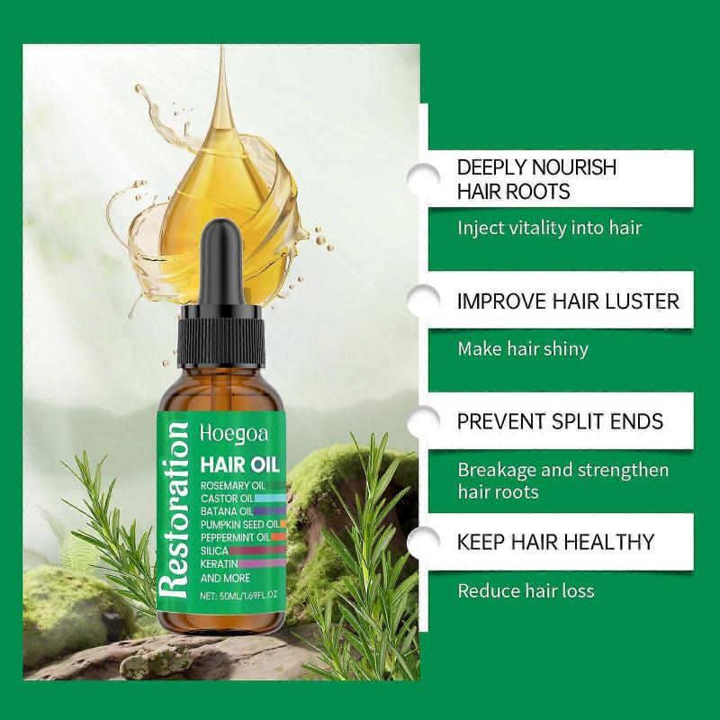 Hoegoa Rosemary Hair Care Essential Oil Nourishing Strong Moisturizing Hair Nourishing And Hydrating Care Soft Essence
