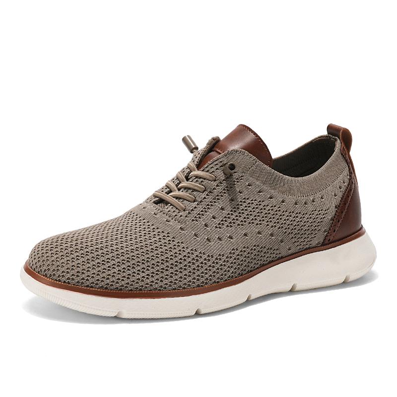 Fashion Men's Mesh Casual Sneakers Lightweight Breathable Dress Shoes Comfortable Walking Oxford Shoes Trainers for Men