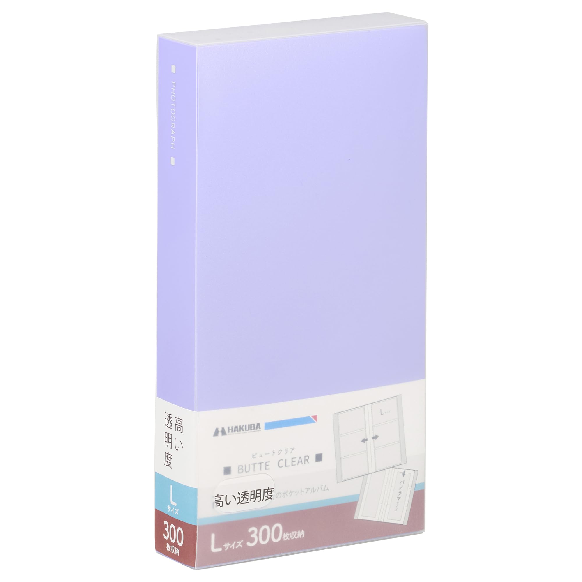 

HAKUBA Beaut Clear 300 Фотосумка-кейс Фото 4977187536188 Альбом карманного типа, [Размер L, листы, фиолетовый] Хранение, карманный тип, в комплекте, альбом, фиолетовый