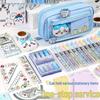 Chiikawa Cute Badge Pencil Case for School-Age Kids