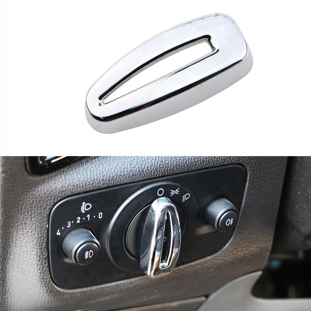 For Ford Ecosport 2013 - 2021 Head Light Switch Button Cover Front Lamp Adjust Knob Decoration Trim Sticker Interior Accessories