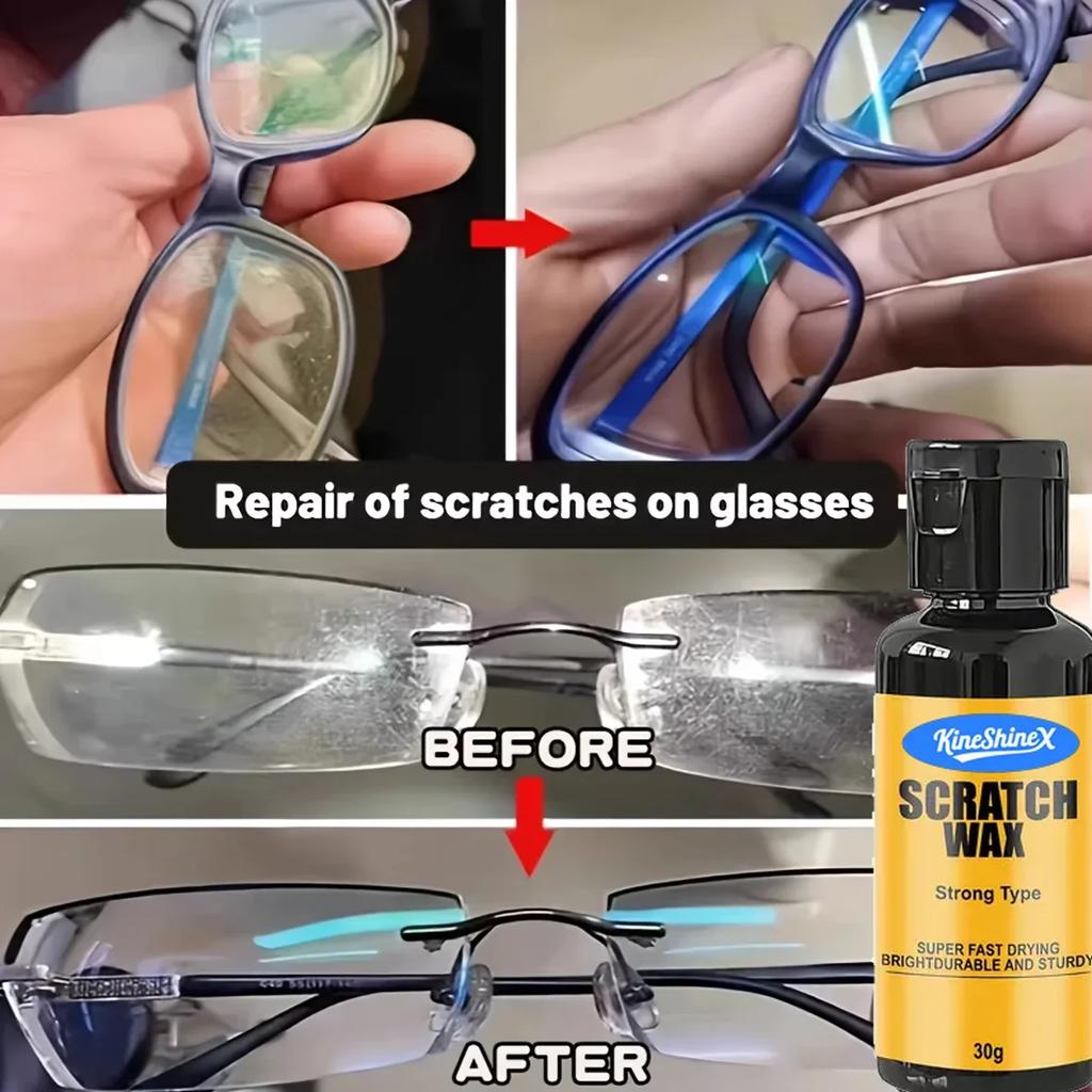 19QC Glasses Restoration Resin: Repair Cream for Repairing Glasses Scratches, Yellowing and Wear, Lens Repair, Automotive xin