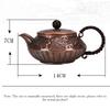Retro Small Copper Tea Kettle, Traditional Handmade Red Copper Teapot, Small Health Brewinig Tea Pot, Kung Fu Tea Set, 200Ml